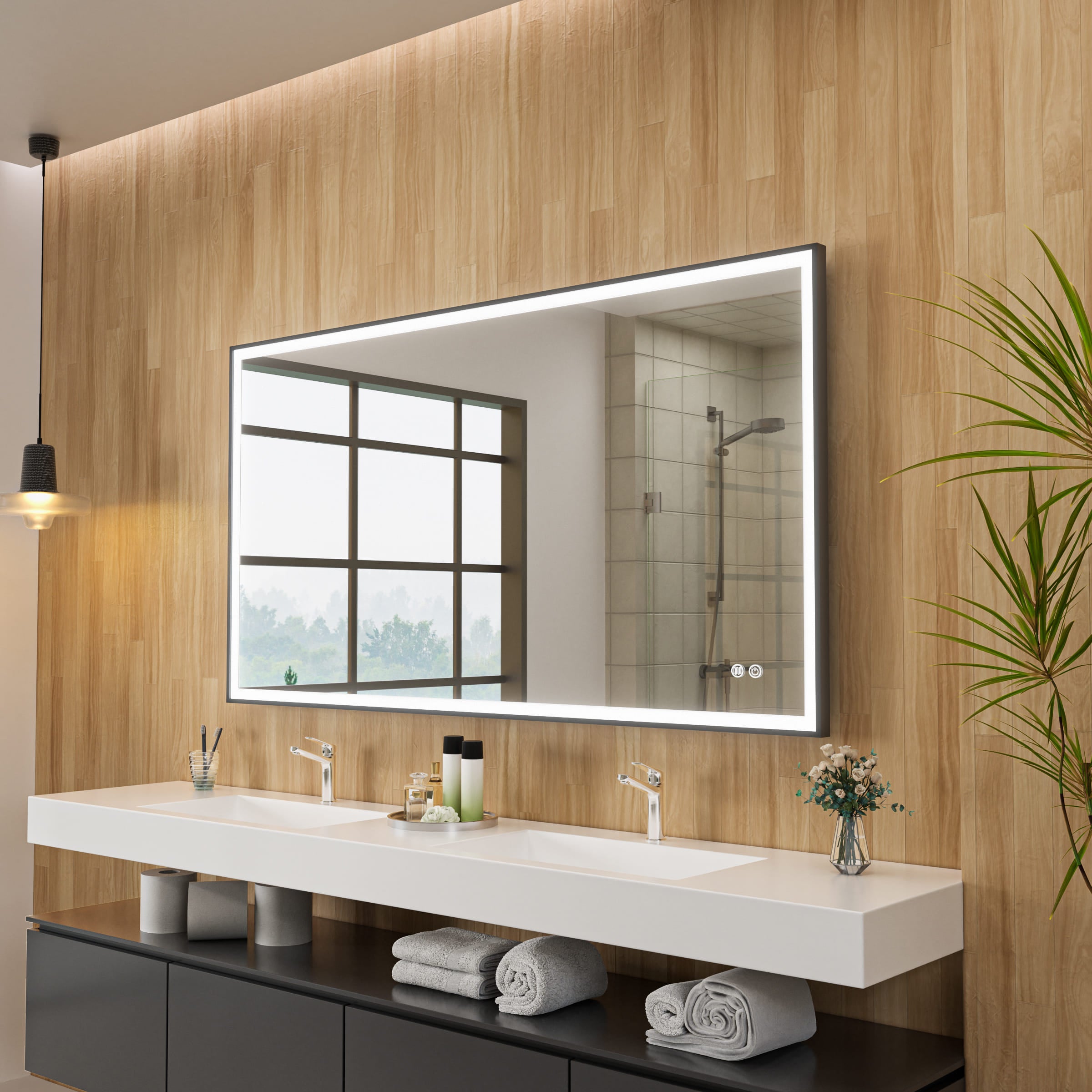 MaxxiBath LM105-F LED Mirror Bathroom Anti-Fog